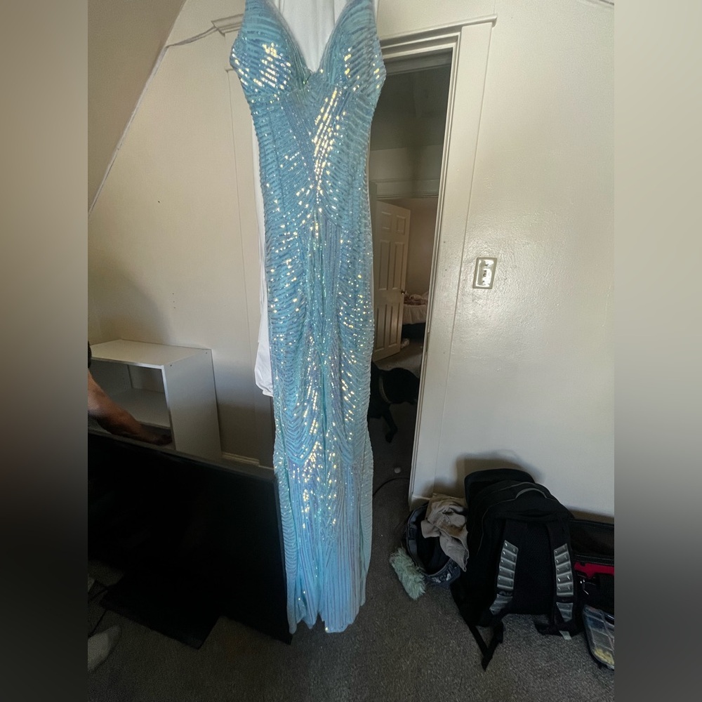 Windsor Blue Prom Dress